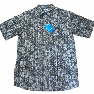 Columbia Men's Floral Hawaiian Print Shirt LT